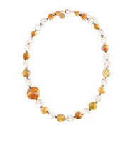 Collier MurrinaMurano Venezia Femme Aura in Verre Topazio GM0277.05